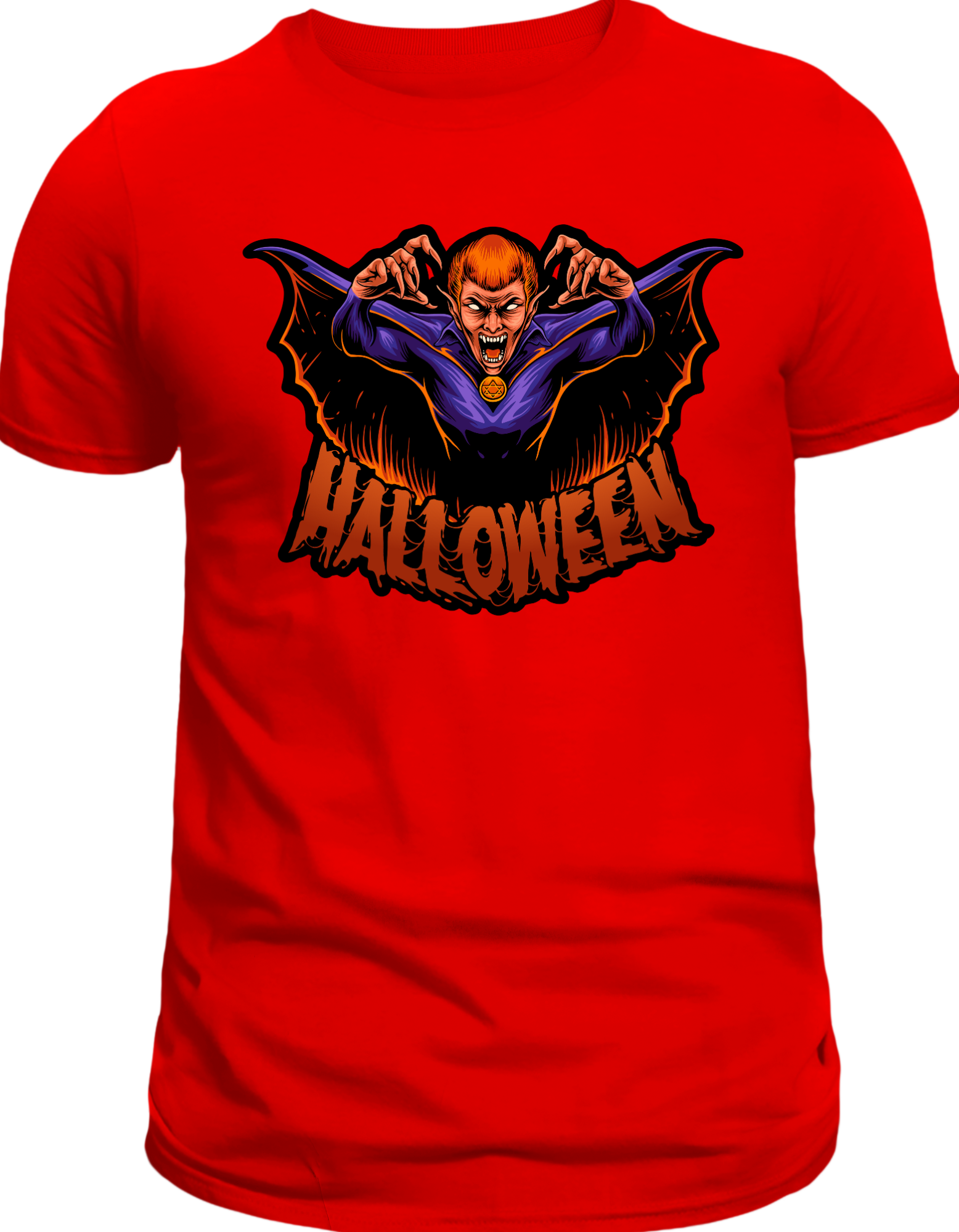 Custom Printed Shirts: Halloween Draculla