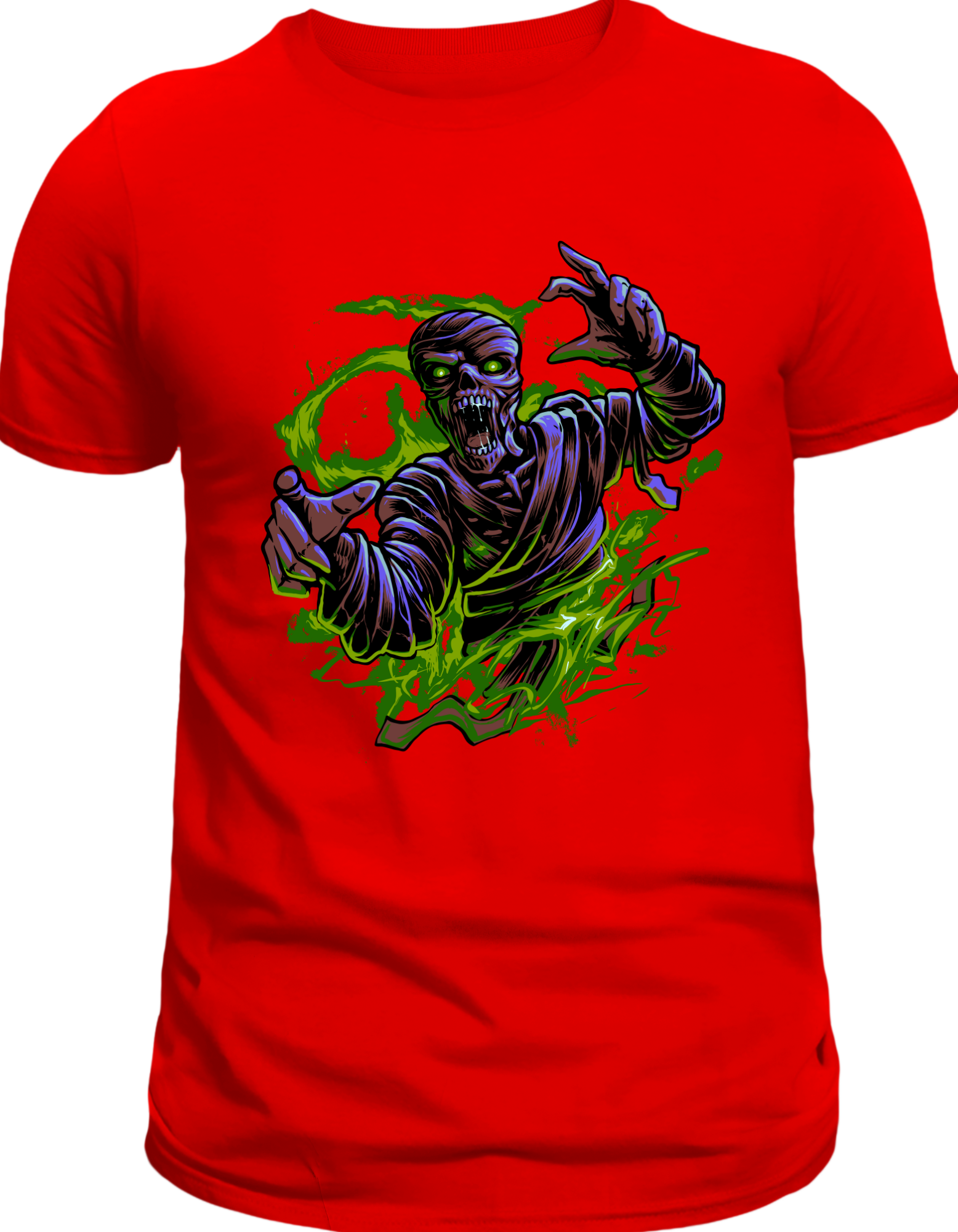 Custom Printed Shirts: Halloween Mummy