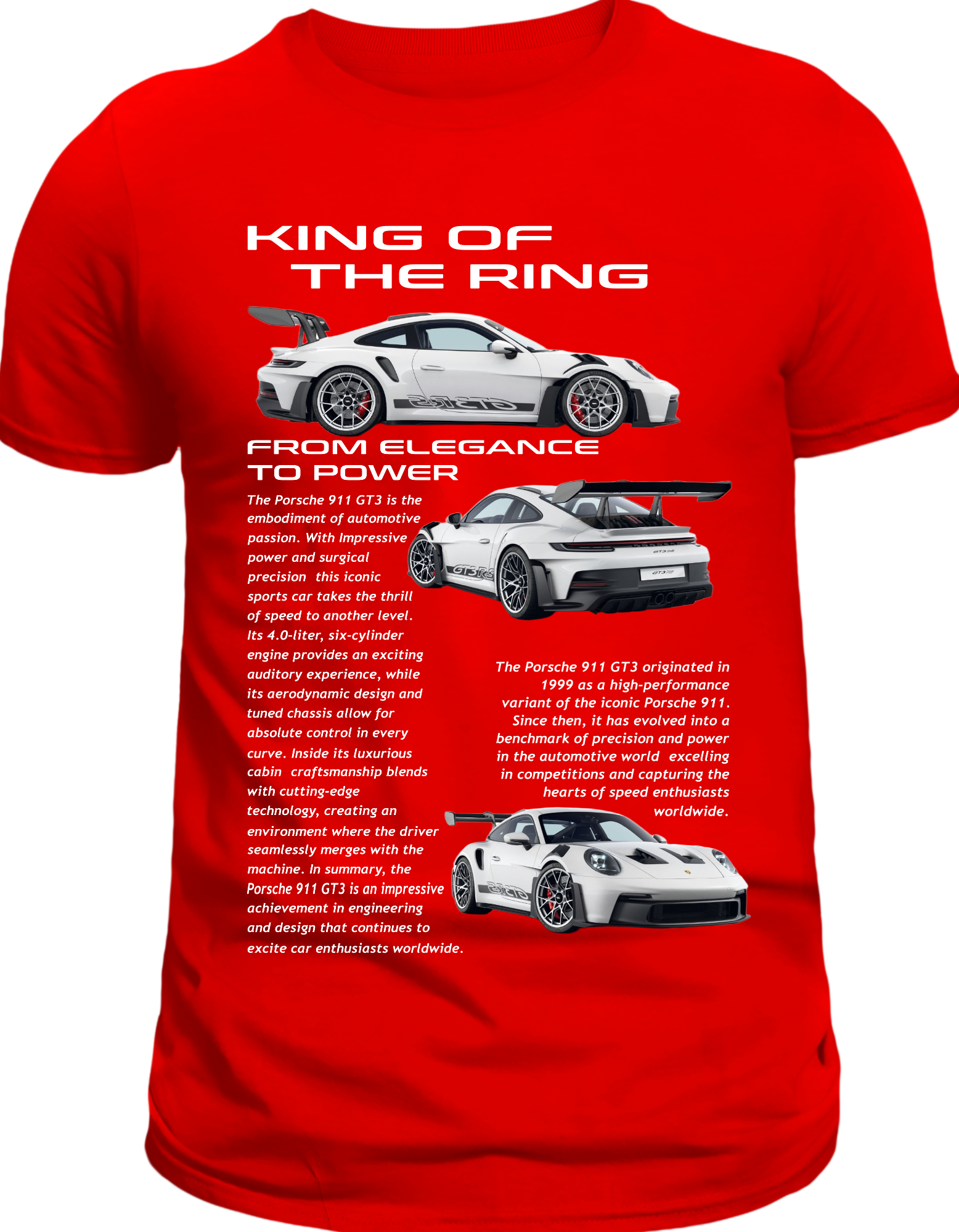 Custom Printed Shirts: King of the Ring