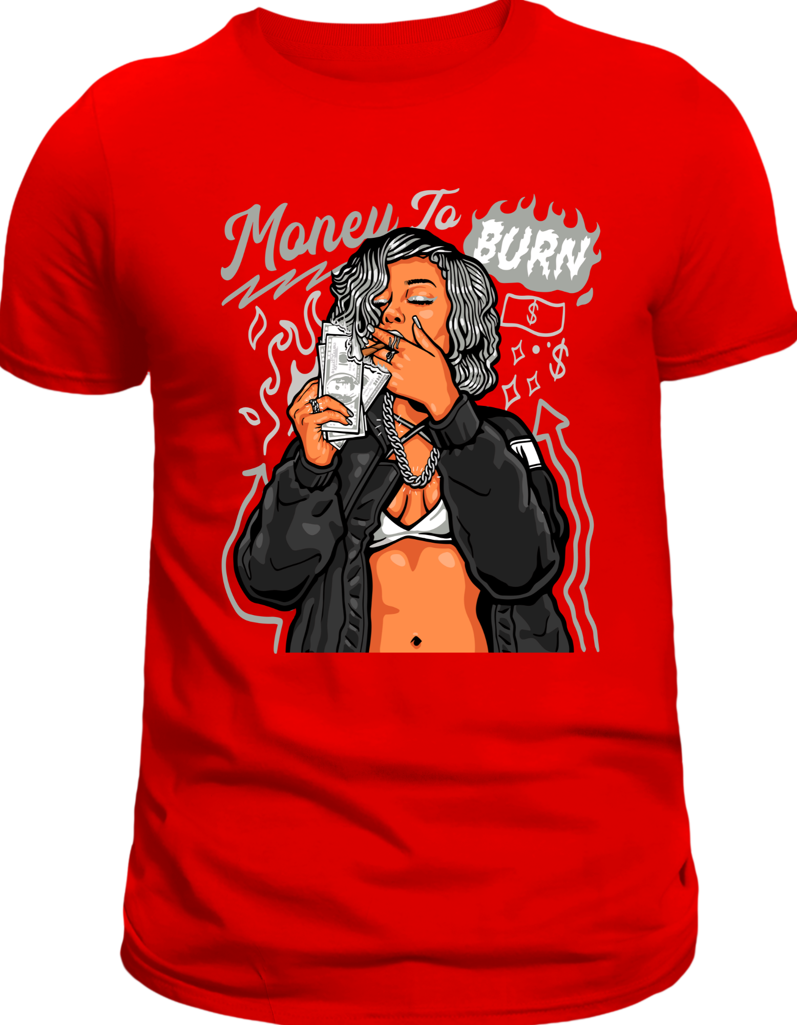 Custom Printed Shirts: Money To Burn