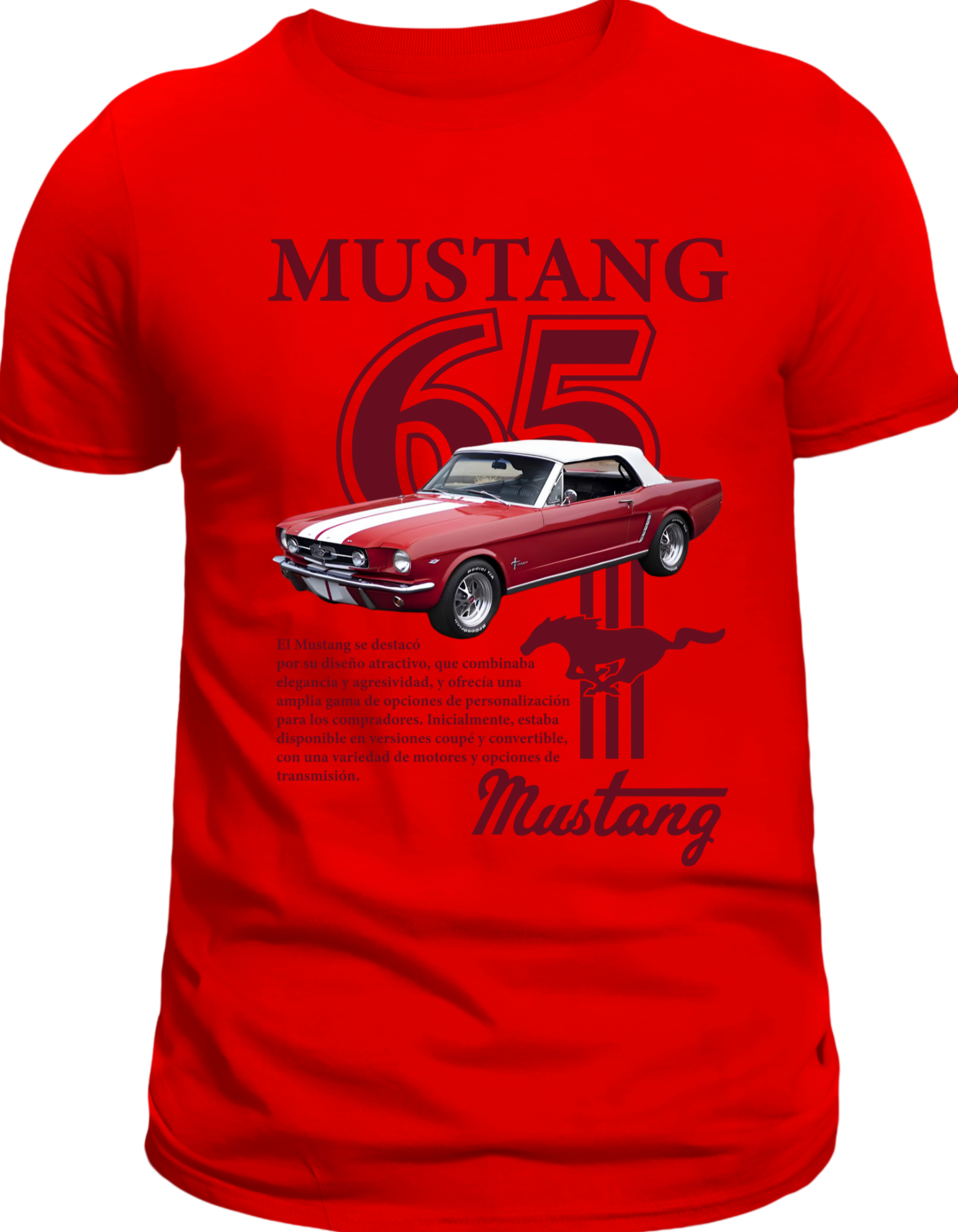 Custom Printed Shirts: Mustang 65