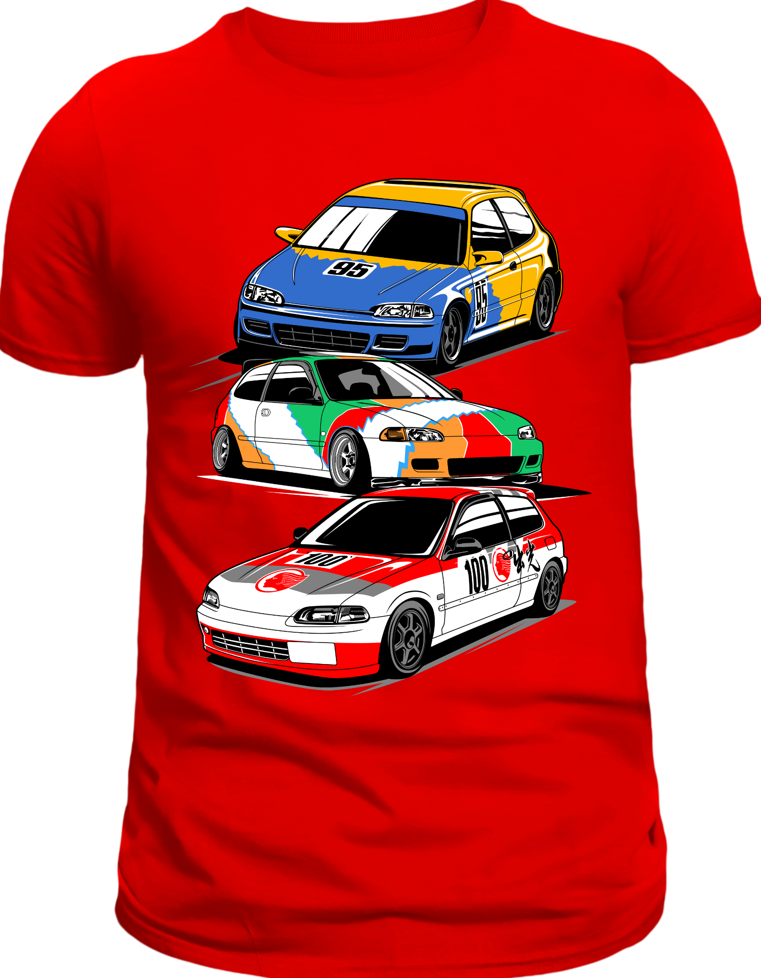 Custom Printed Shirts: T Car Design