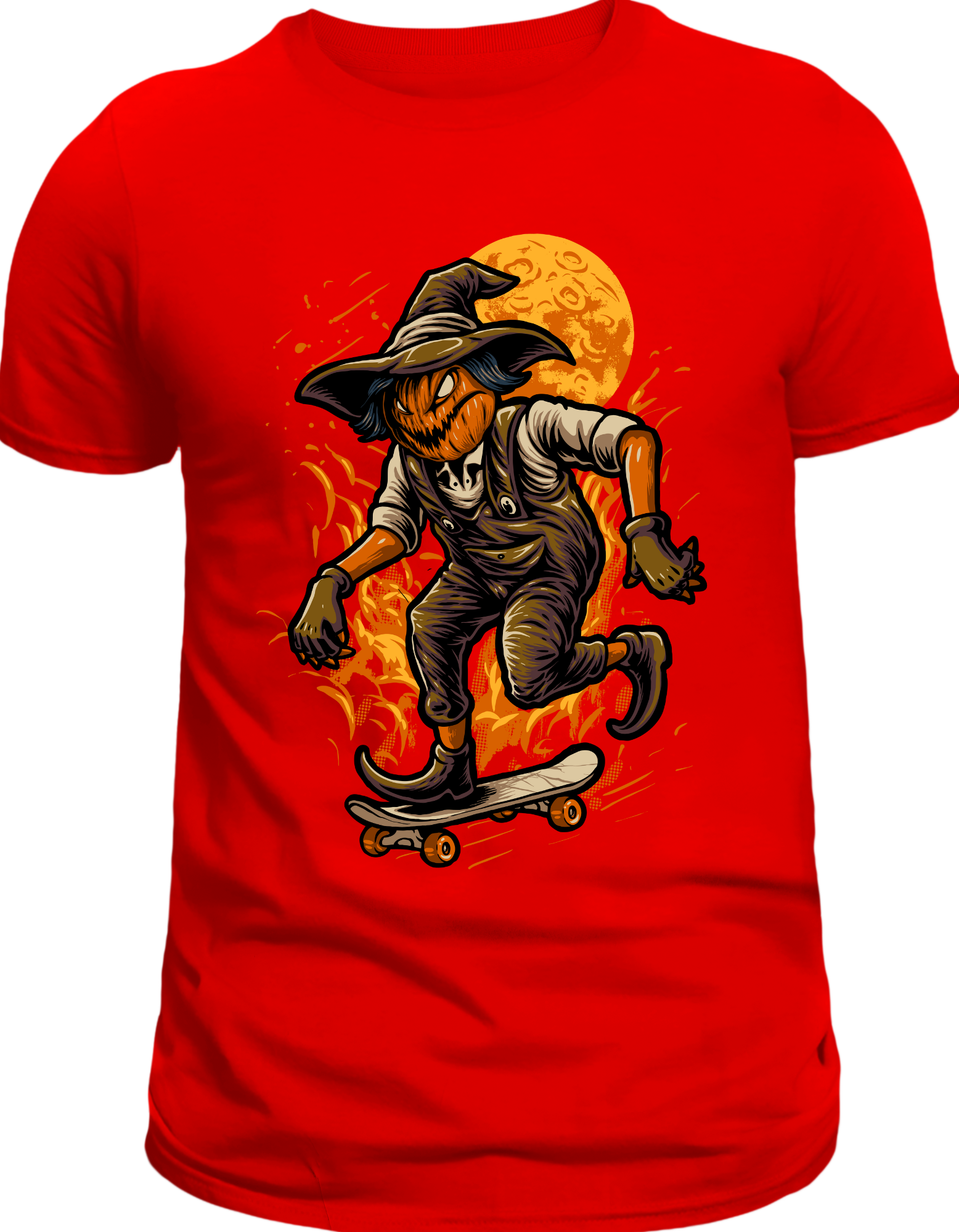 Custom Printed Shirts: Halloween Zombie Skater