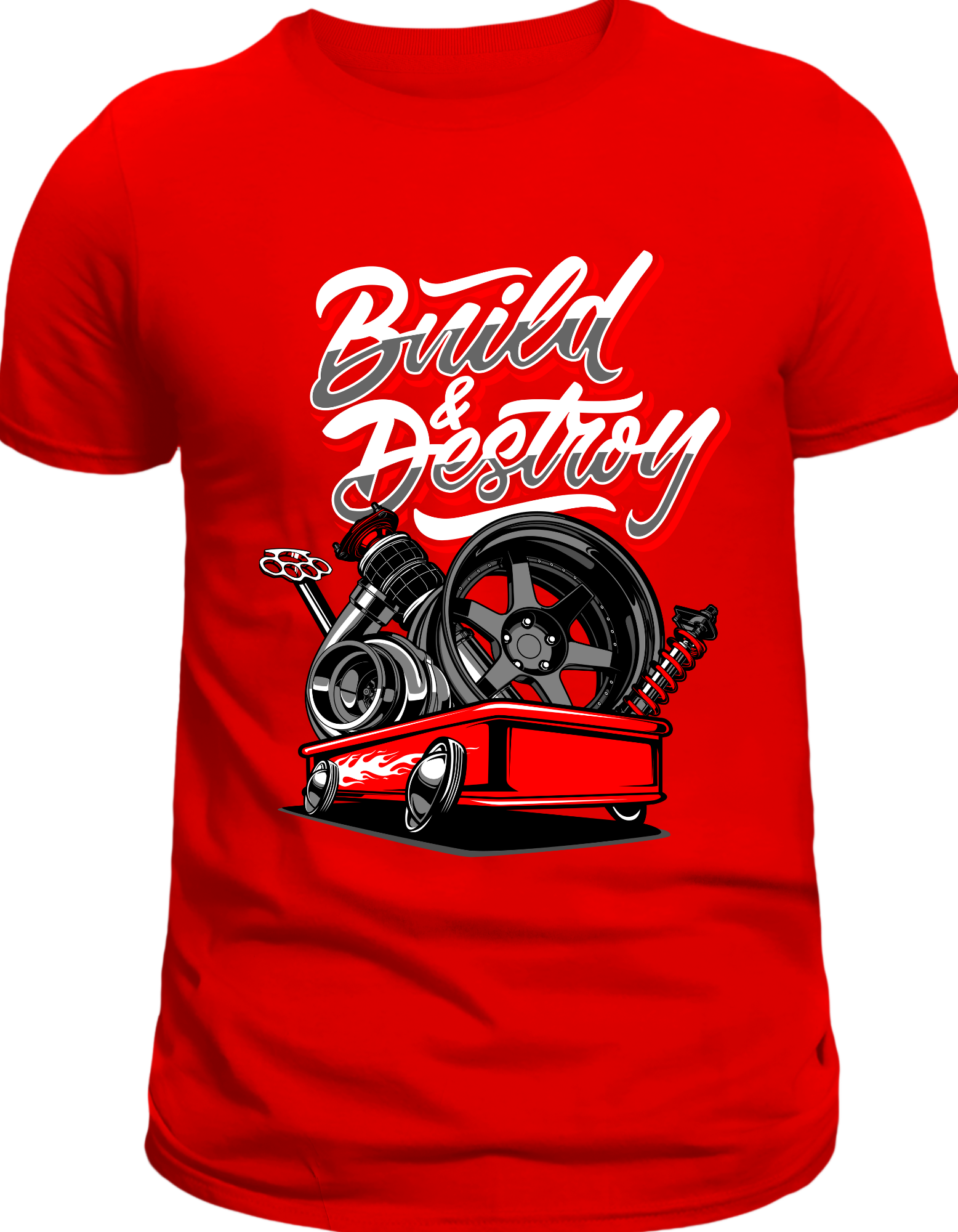 Custom Printed Shirts: Build & Destroy