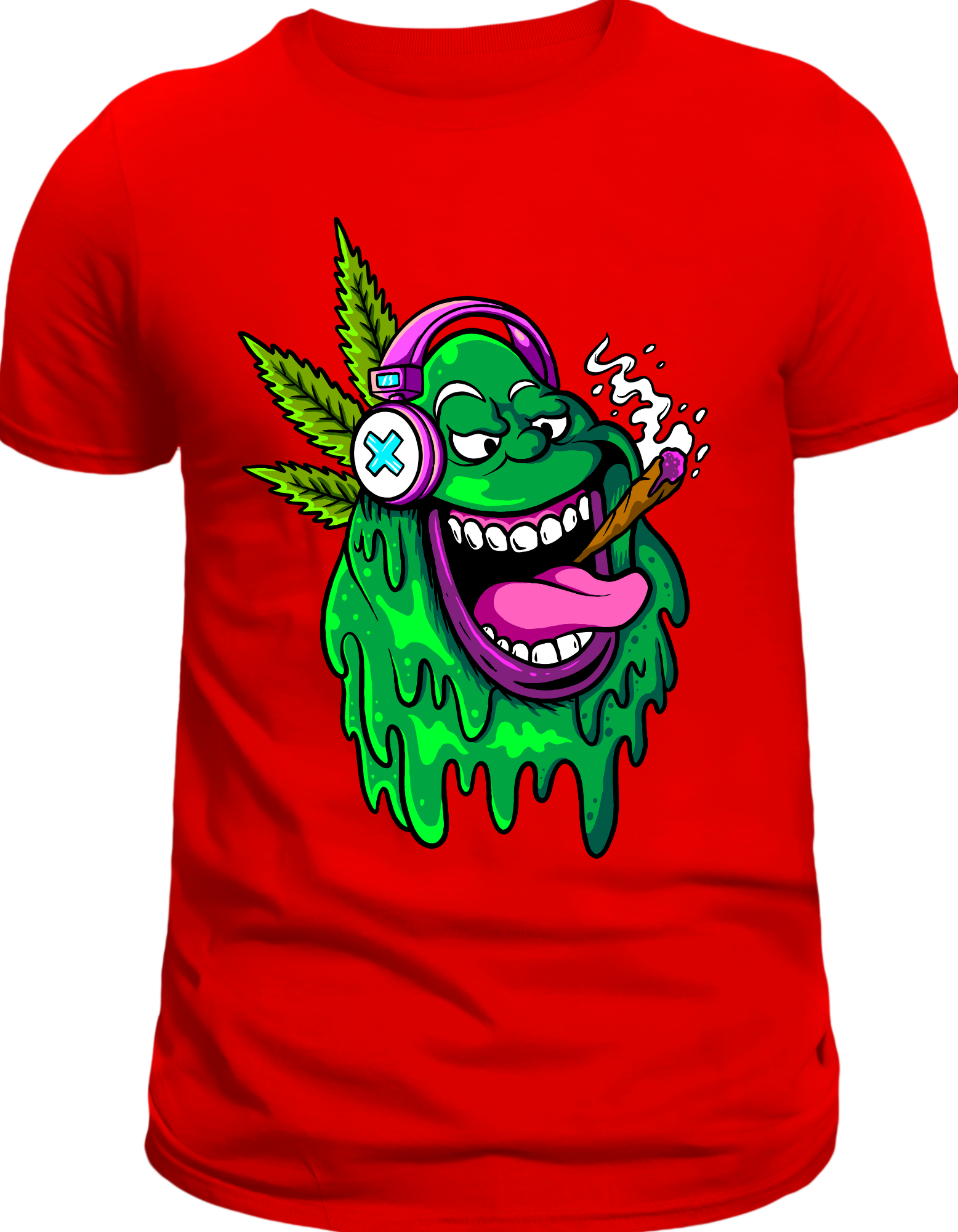 Custom Printed Shirts: Smoking Slimeman