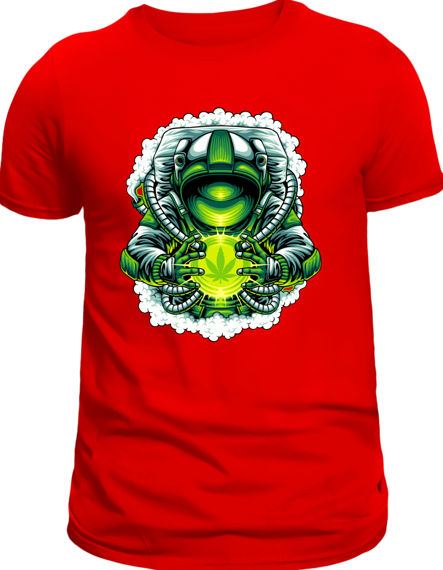 Custom Printed Shirt: Cannabis Crystal Ball