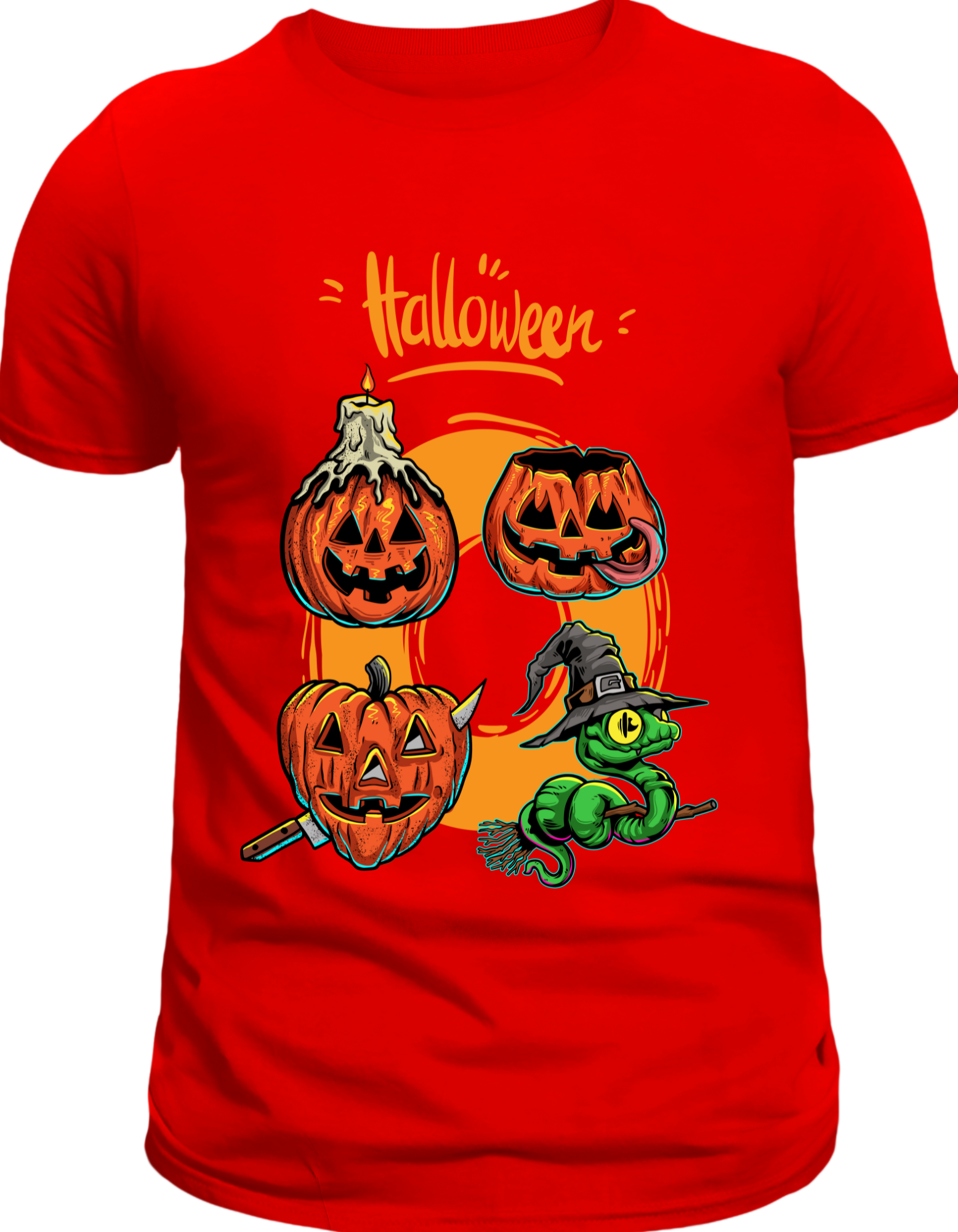 Custom Printed Shirts: Halloween Snake