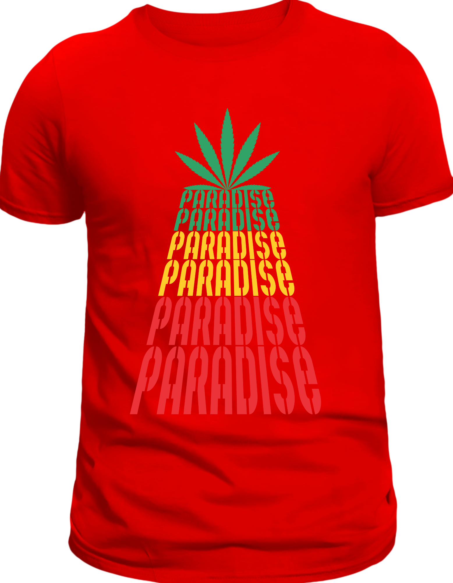 Custom Printed Shirt: High Paradise