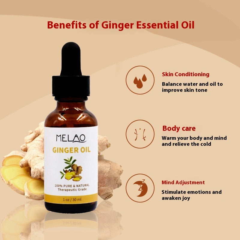 MELAO - Ginger Nourishing Moisturizing Regulates Body Treatment Oil