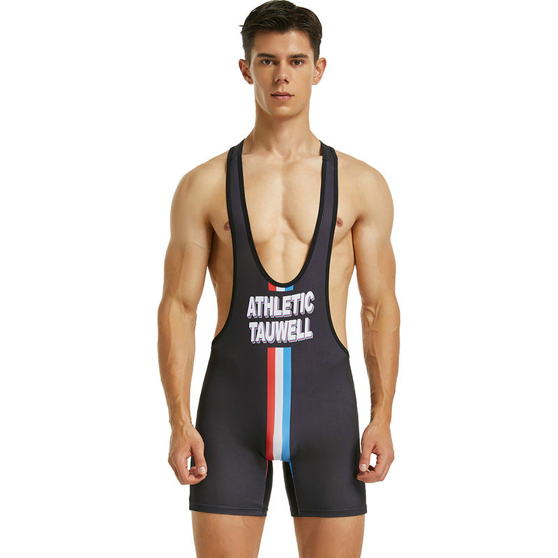 Men's Sports Fitness Wrestling Vest
