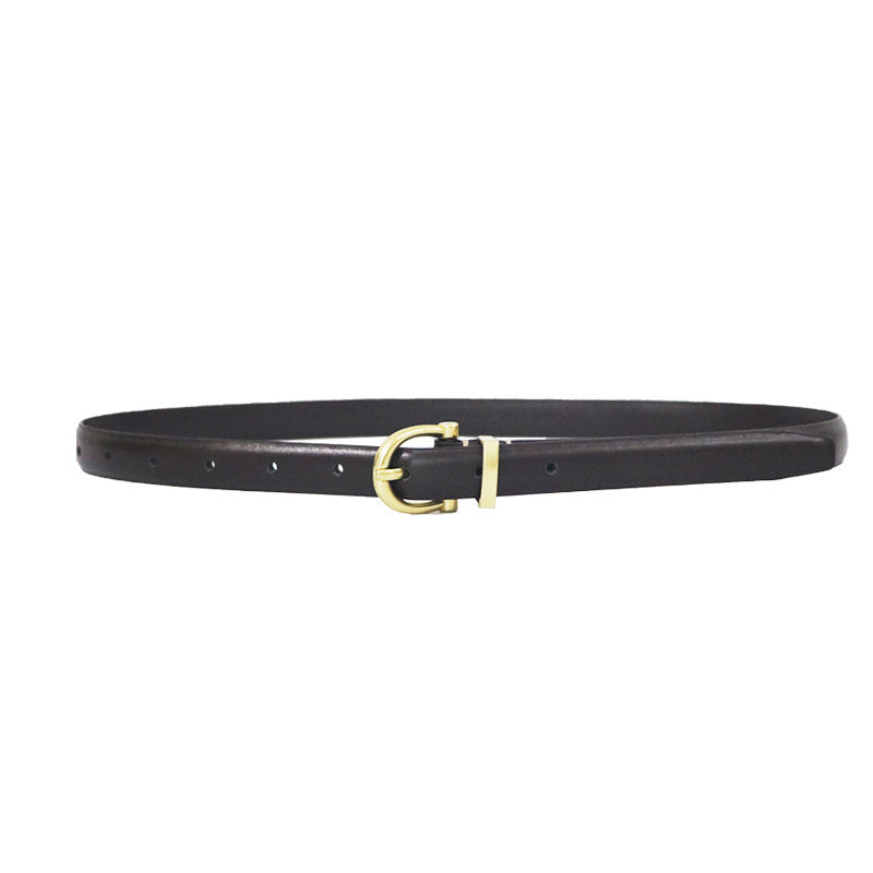 Female Casual Retro Pin Buckle Belt