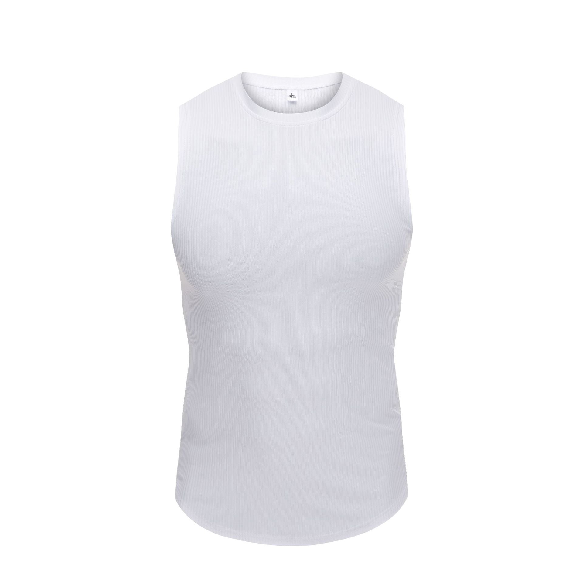 Wide Shoulder Bottoming Sleeveless Thread Vest For Men