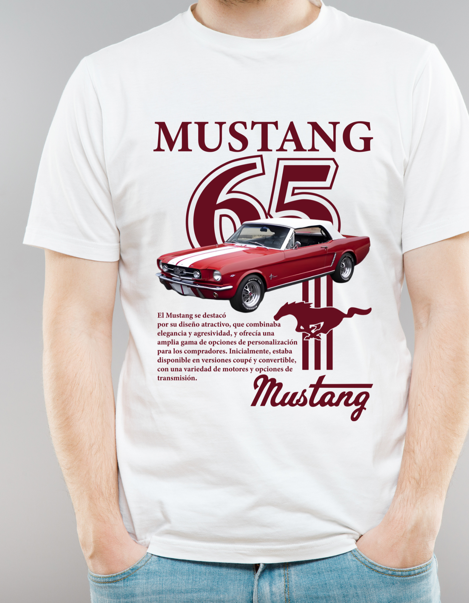 Custom Printed Shirts: Mustang 65