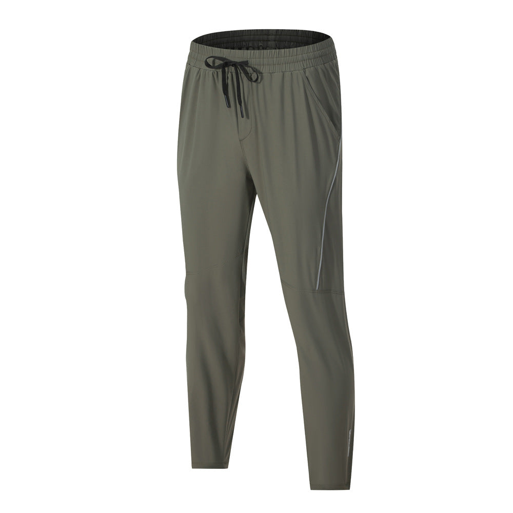 Quick-drying Nylon Ice Silk Stretch Breathable Sports Trousers