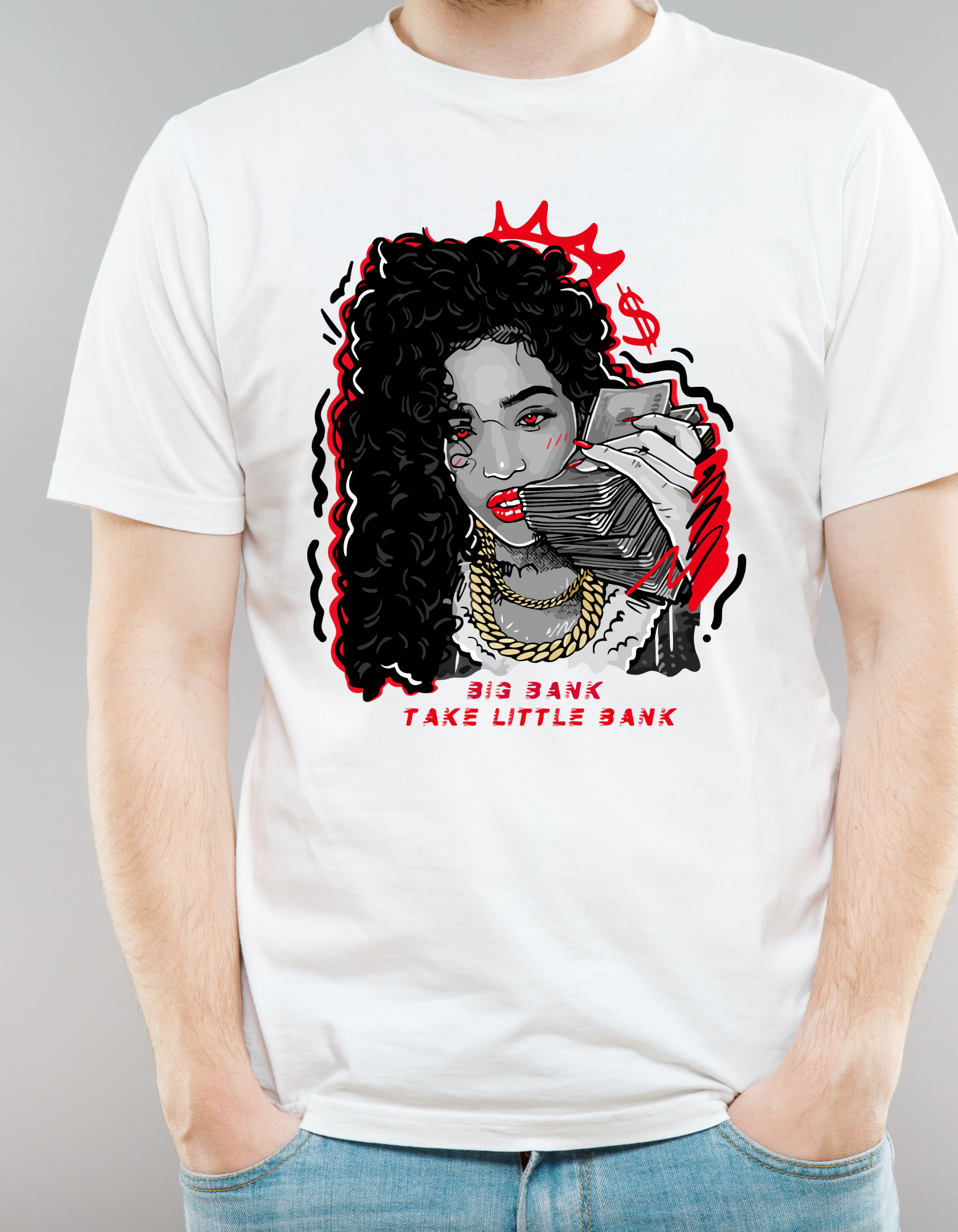 Custom Printed Shirts: Big Bank