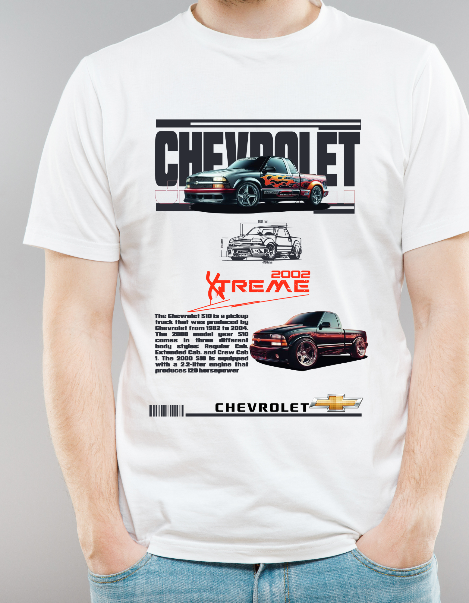 Custom Printed Shirts: Chevrolet Xtreme 2002
