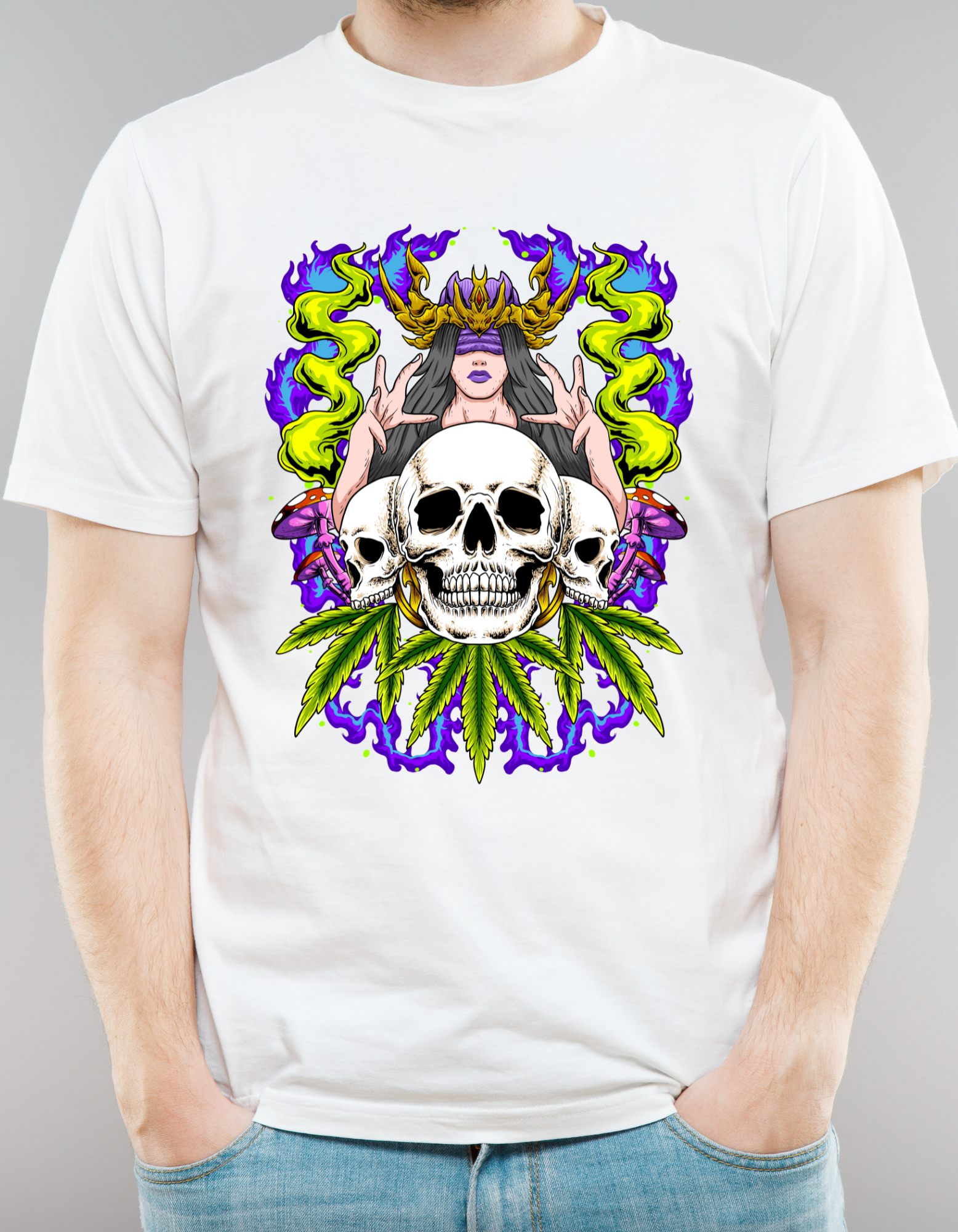 Custom Printed Shirt: Weed Mantra