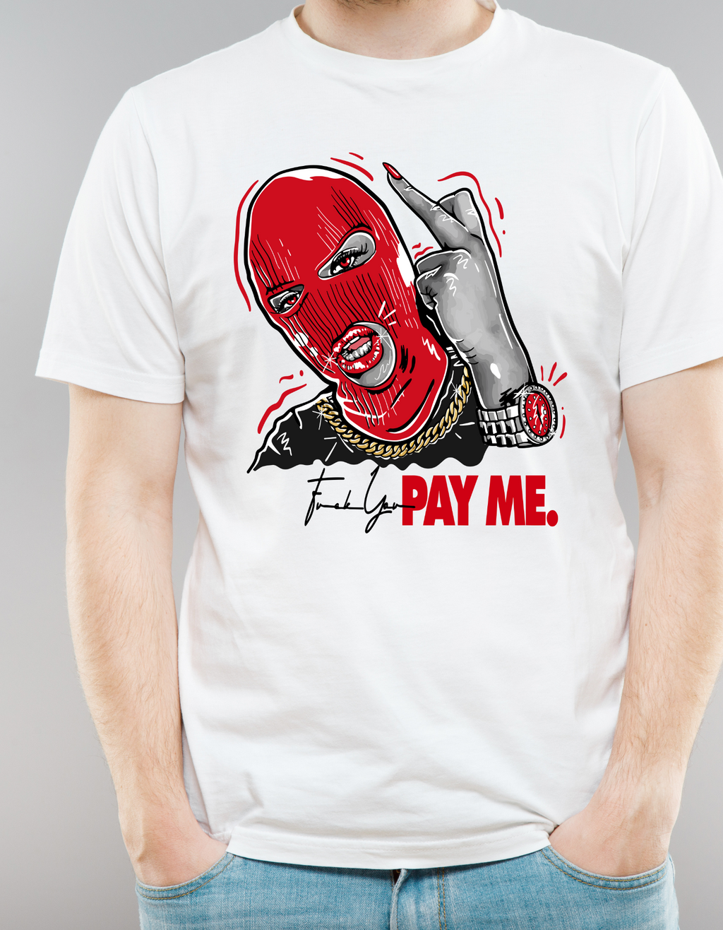 Custom Printed Shirts: Pay Me