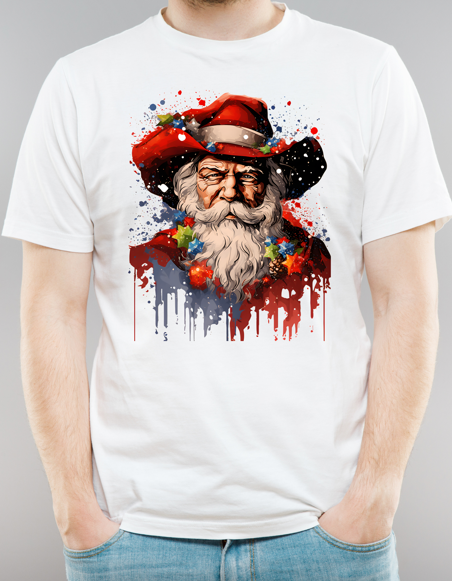 Custom Printed Shirt:  Christmas Father