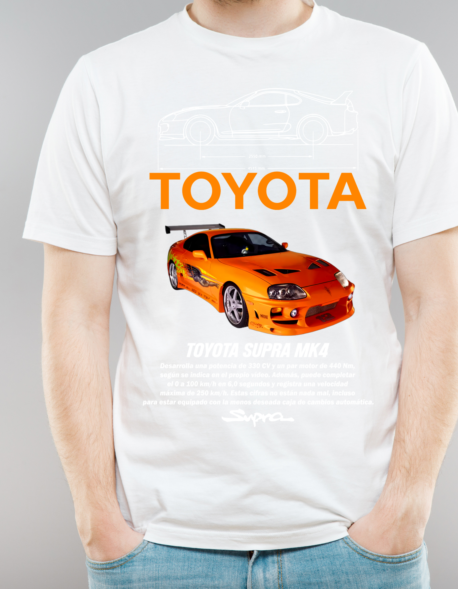 Custom Printed Shirts: Toyota Supra MK4