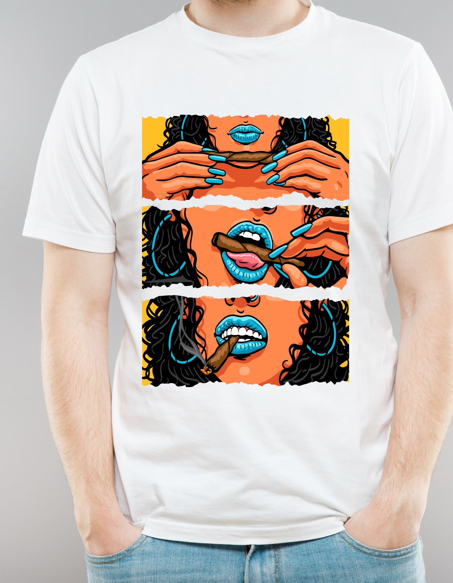 Custom Printed Shirts: Lick The Roll