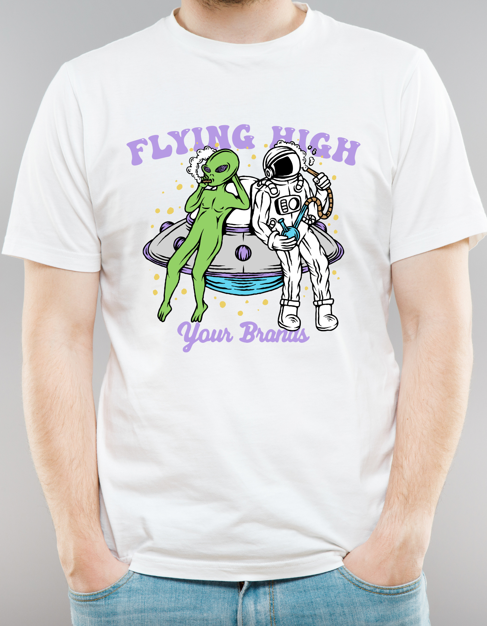 Custom Printed Shirt: Flying High