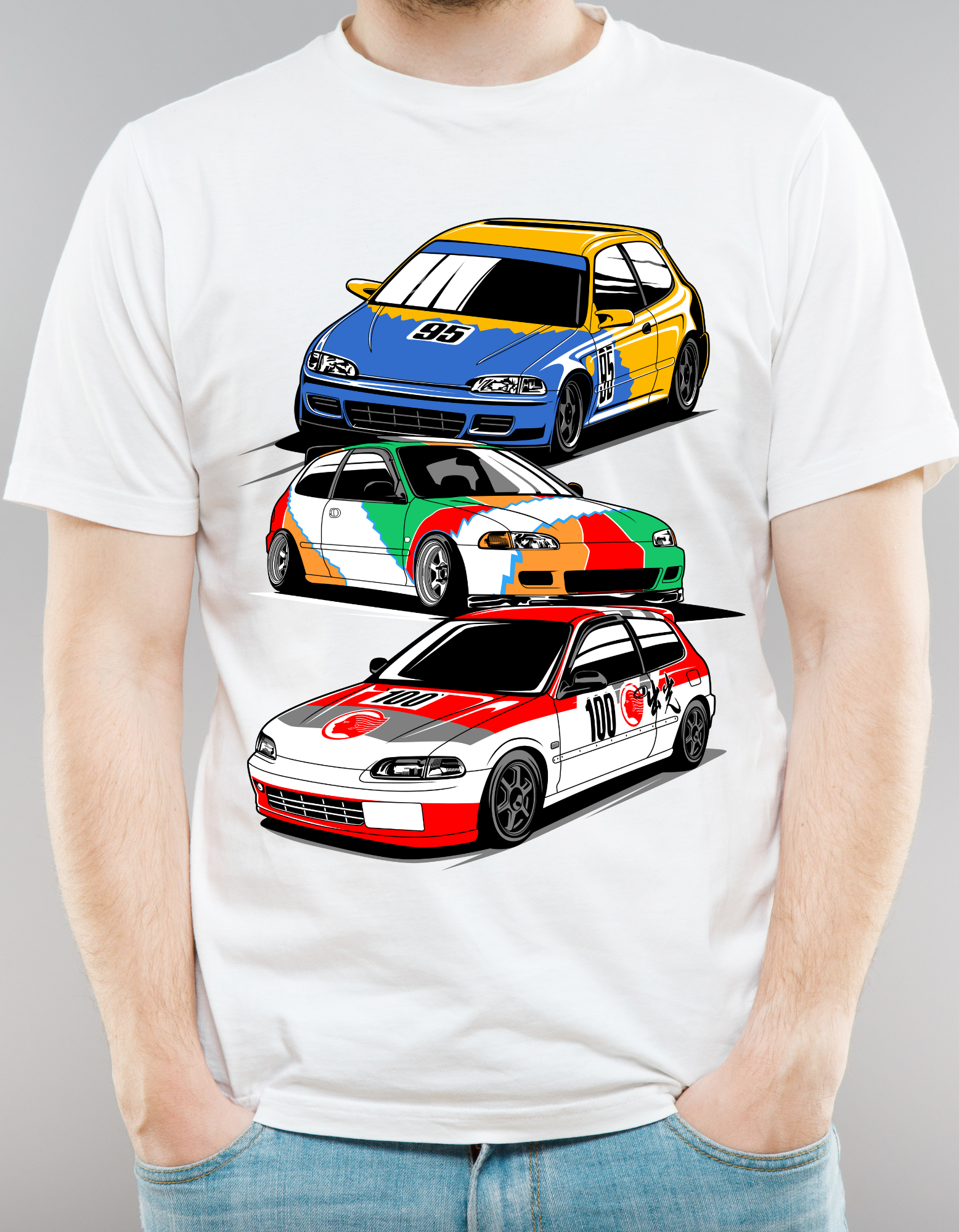 Custom Printed Shirts: T Car Design