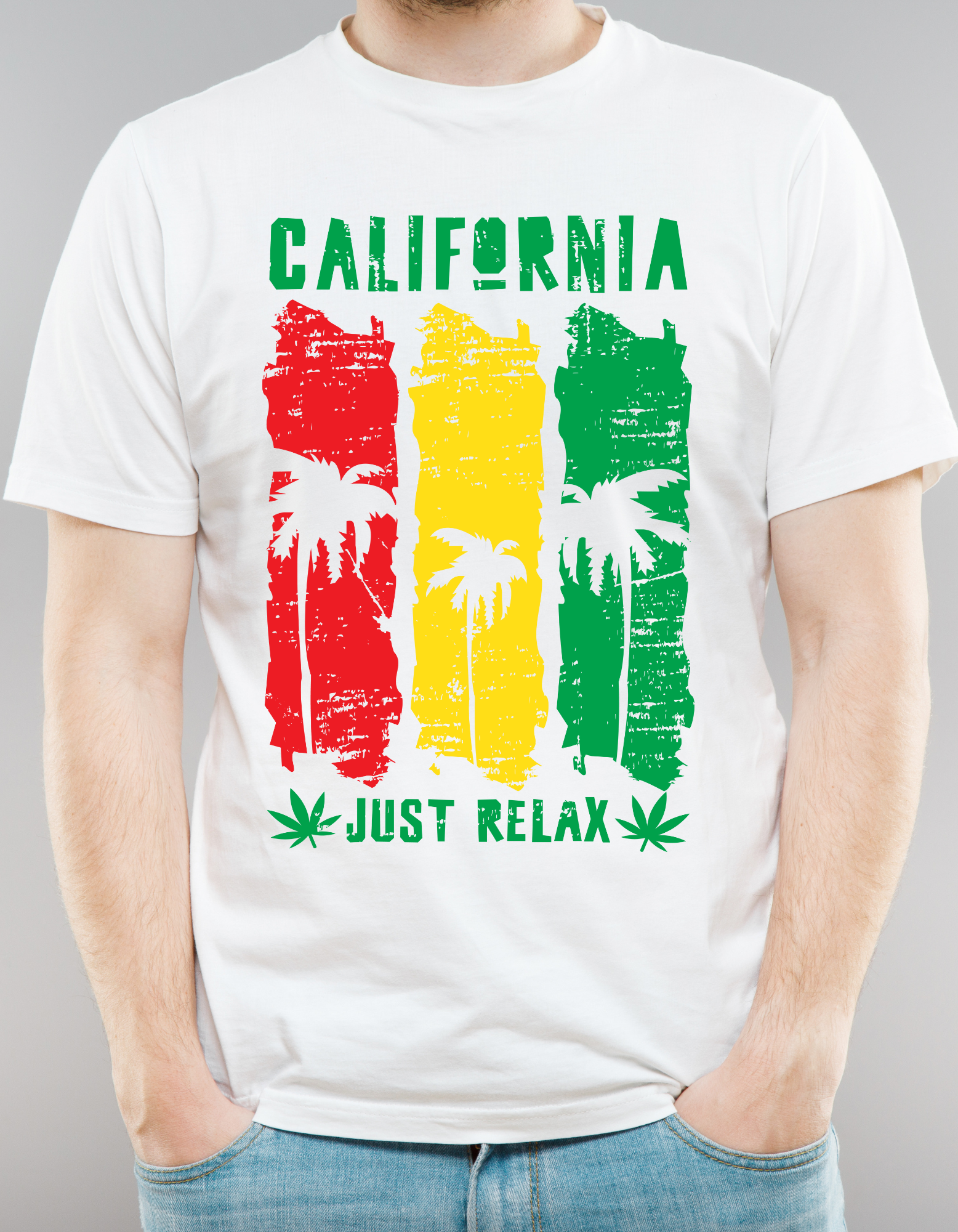 Custom Printed Shirts: Just Relax California