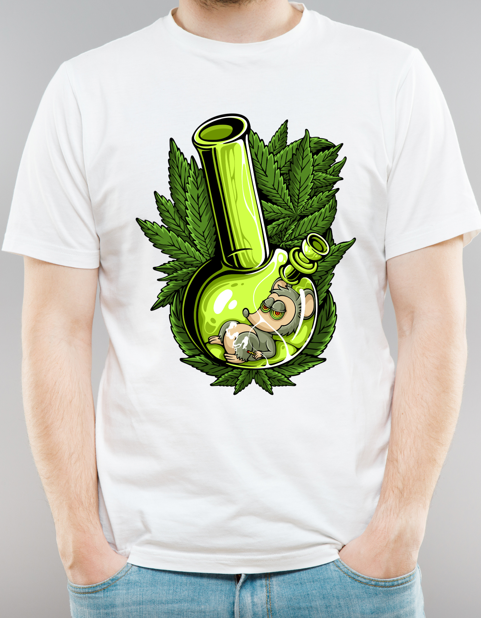 Custom Printed Shirt: HIgh Monkey