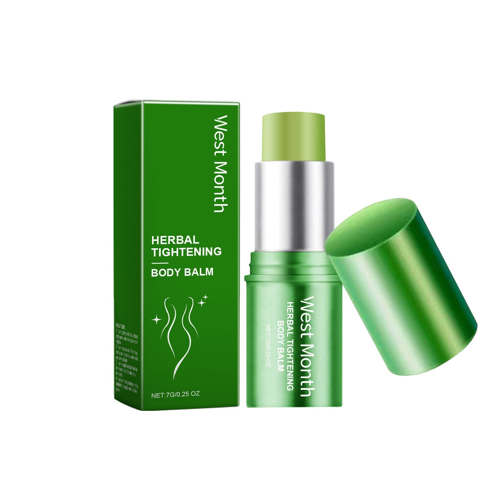 WEST MONTH - Herbal Tightening Body Balm. Body Care Stick Moisturizing And Nourishing Repair