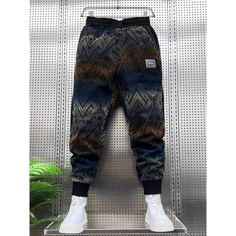 Men's Harem Pants Personalized Retro Printing