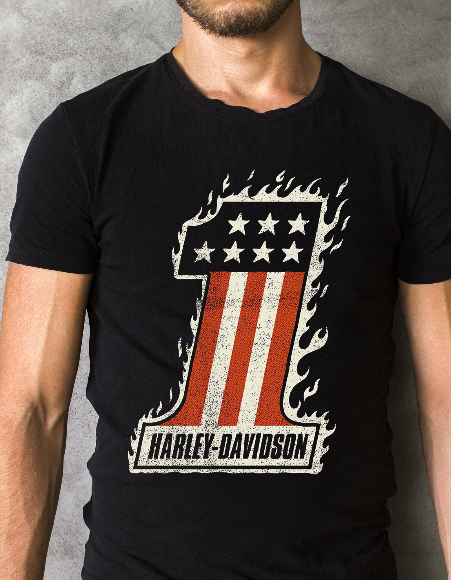 Custom Printed Shirts: Harley Davidson 1