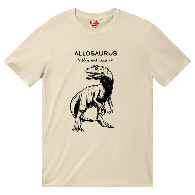 European And American Allosaurus Dinosaur Unisex T-shirt Digital Printing