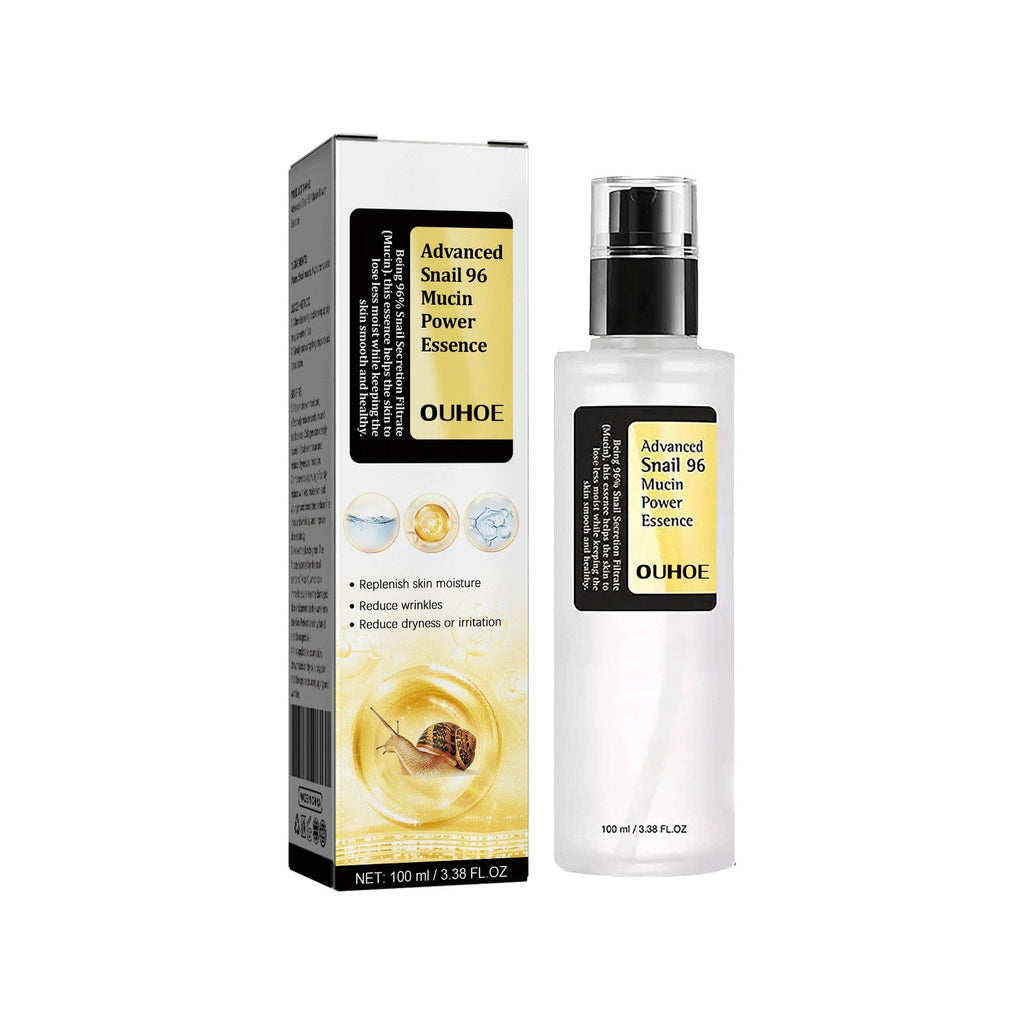 OUHOE - Snail 96 Collagen Power Essence Repairs Skin Barrier, Moisturizes And Desalinates Black Spot Snail Essence skin barrier repair