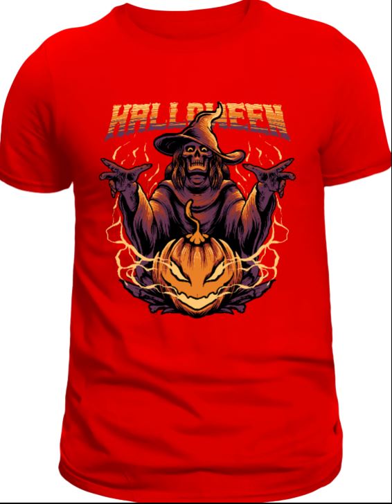 Custom Printed Shirts: Halloween Witch
