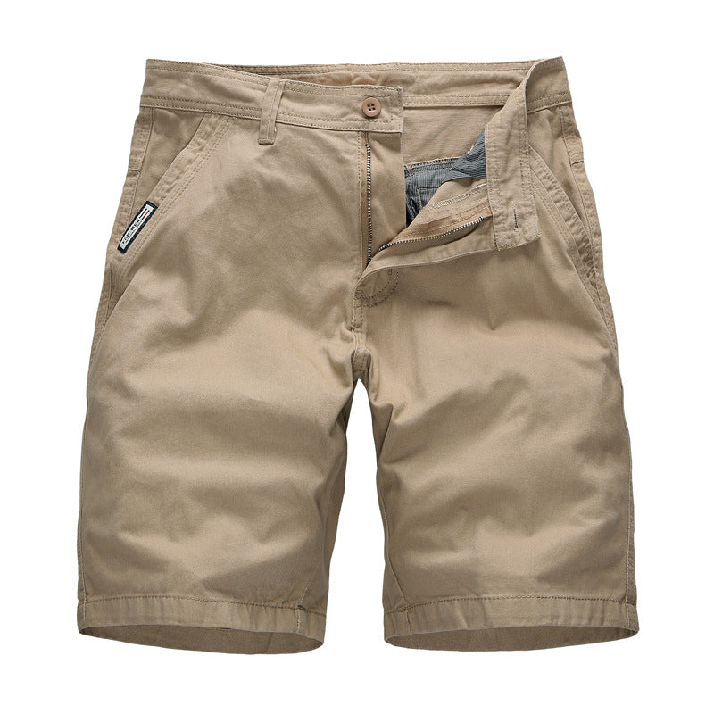 Men's Cotton Loose Multi-pocket Shorts