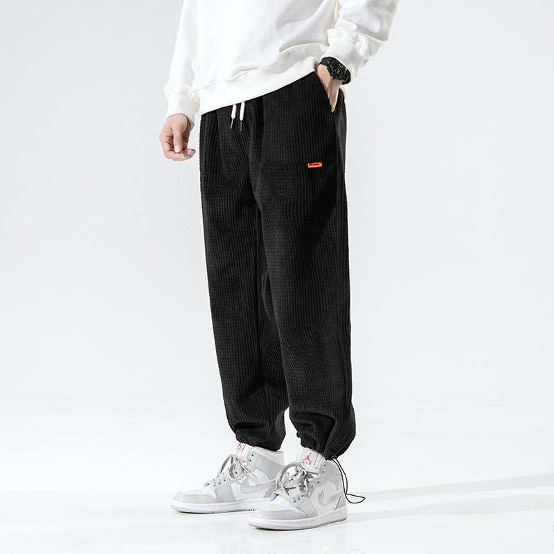 Men's Casual Pants Corduroy Loose Track Pants