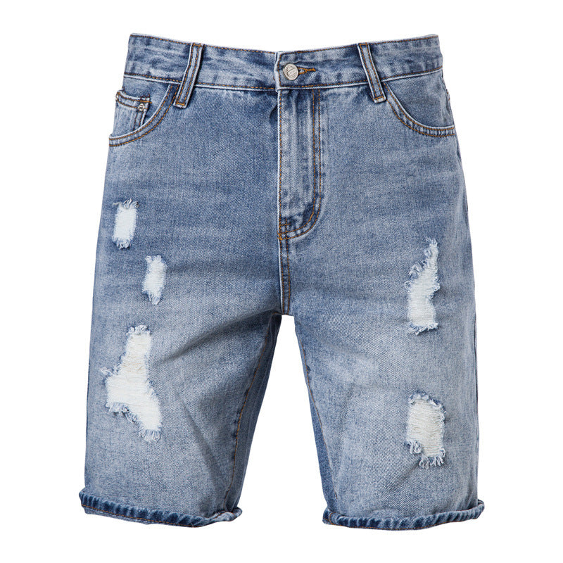 Men's Fashion Casual Washed Looped Pile Shorts