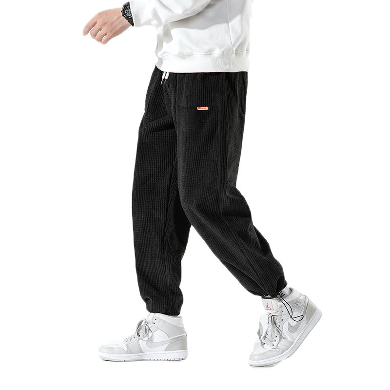 Men's Casual Pants Corduroy Loose Track Pants