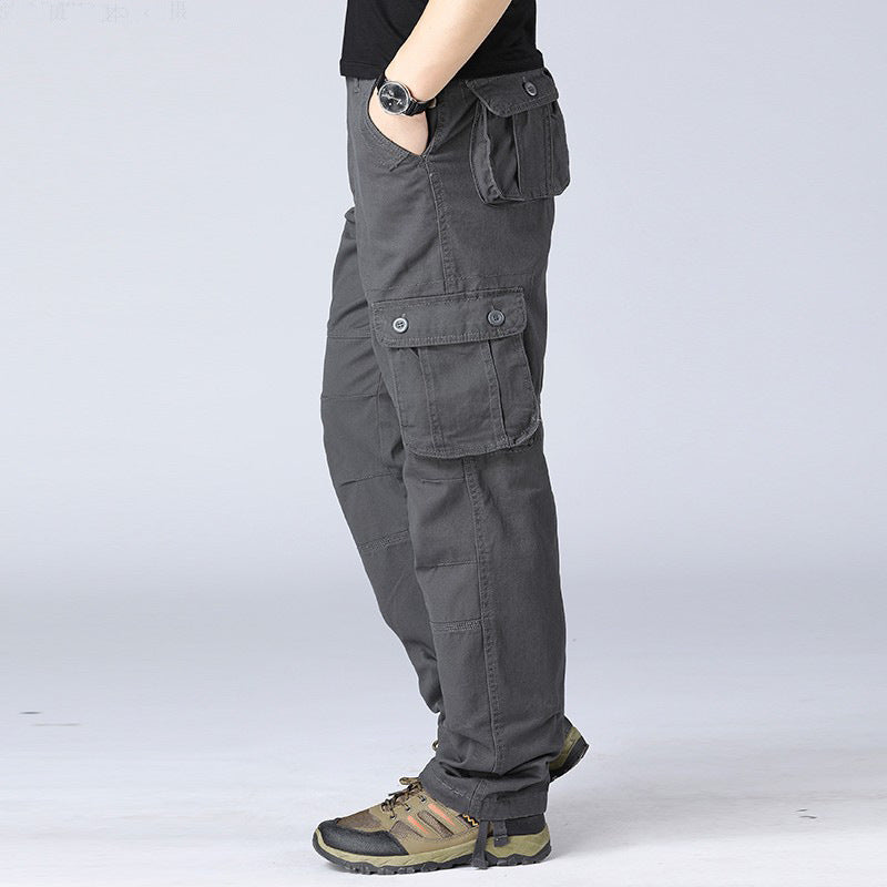Men's Fashion Casual Multi-pocket Loose Wear-resistant Work Pants