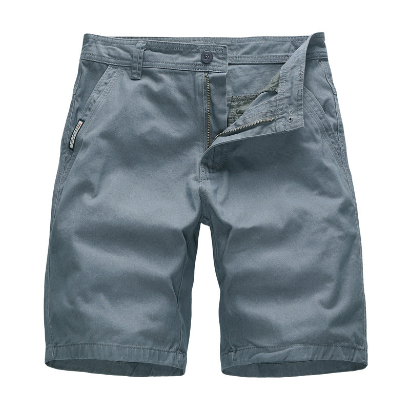 Men's Cotton Loose Multi-pocket Shorts
