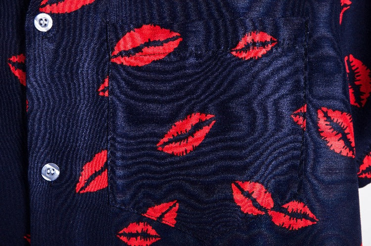 Printed Shirt Men's Hawaiian Short Sleeve