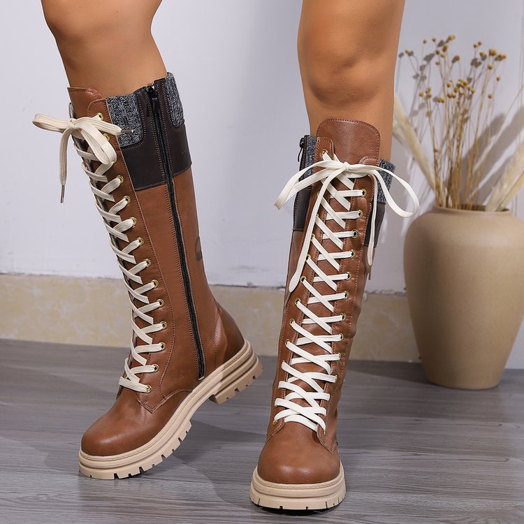 Female Plus Size Slimming High Boots