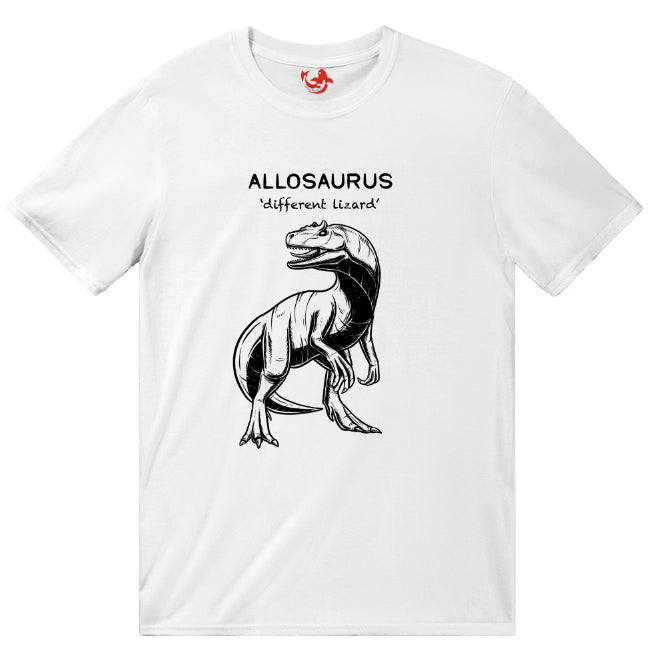 European And American Allosaurus Dinosaur Unisex T-shirt Digital Printing