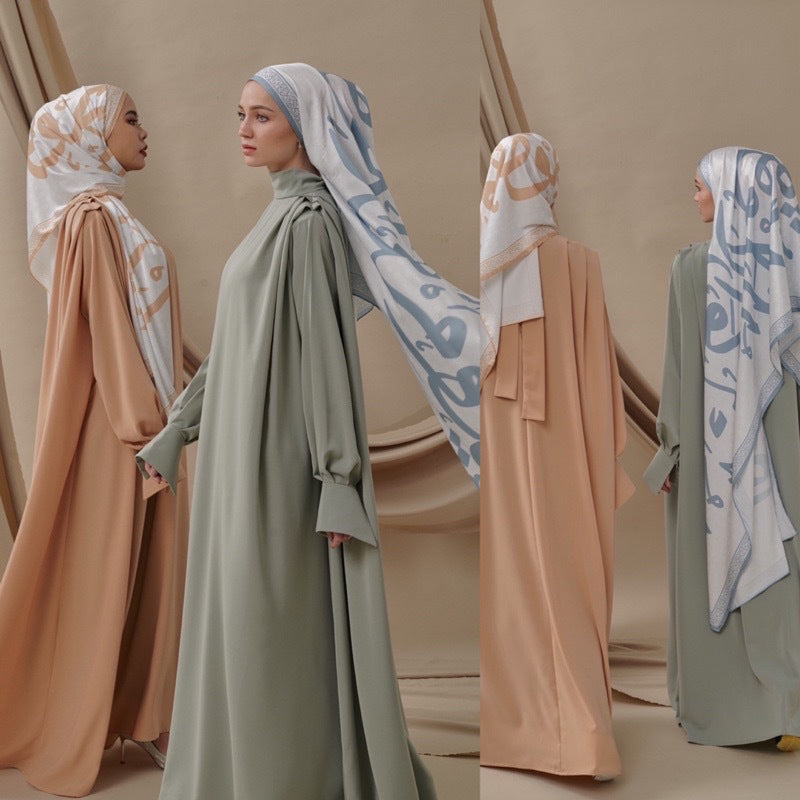 Muslim Women's Long Skirt Large Robe Loose Fit