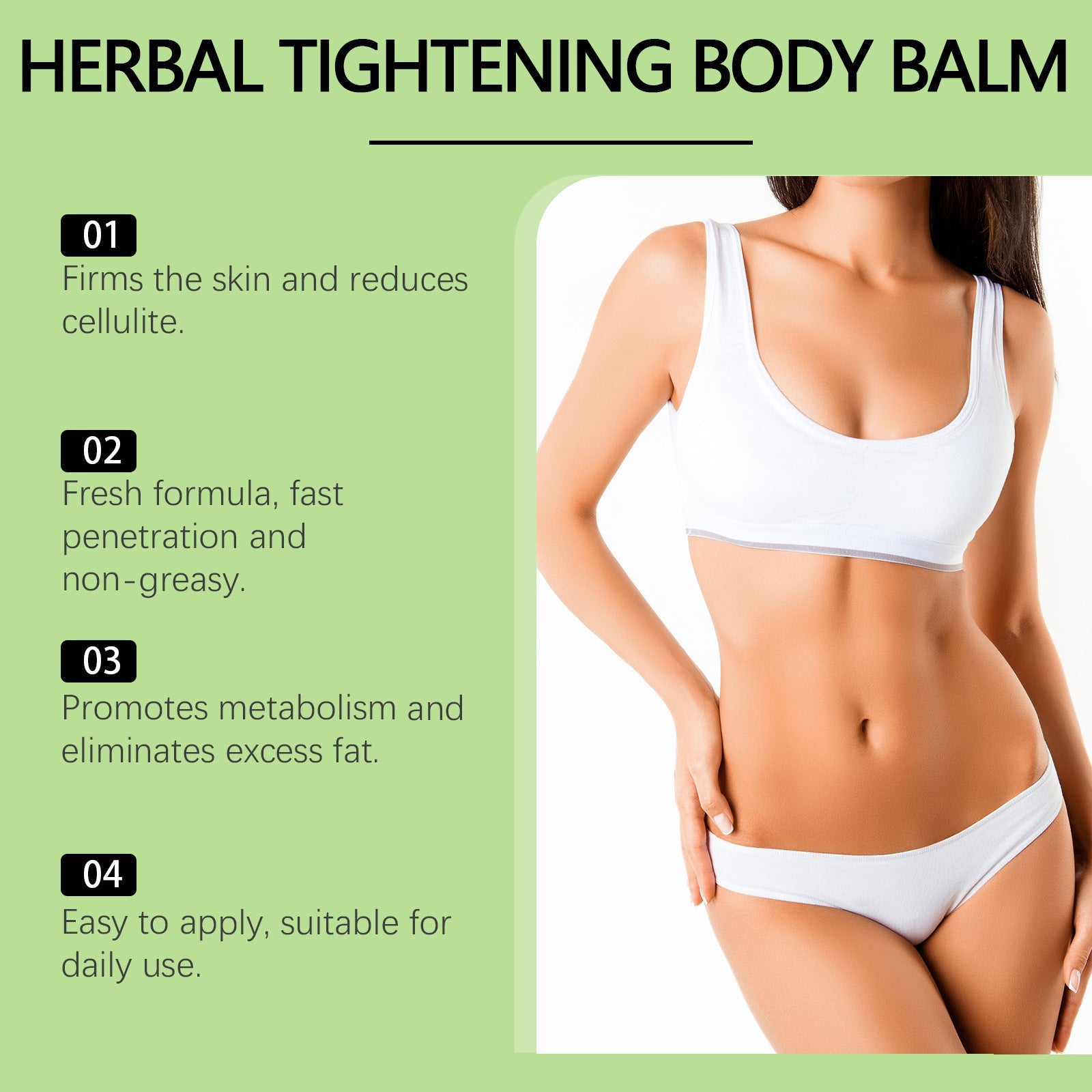 WEST MONTH - Herbal Tightening Body Balm. Body Care Stick Moisturizing And Nourishing Repair