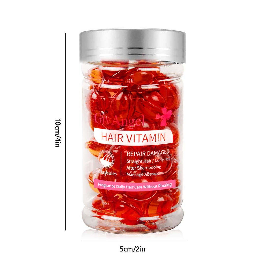 GIV ANGEL - Hair Treatment Serum - No Rinse With Argan Macadamia Avocado Oils - Vitamins A C E Pro B5 - Conditioner For Women & Men