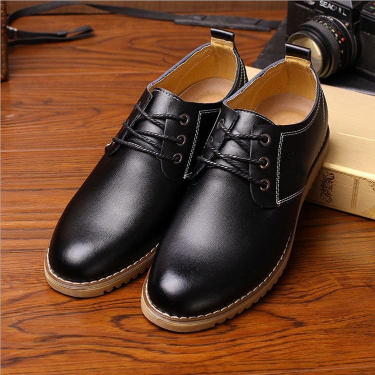 Men's Casual Leather Shoes Large Size Genuine Leather Shoes