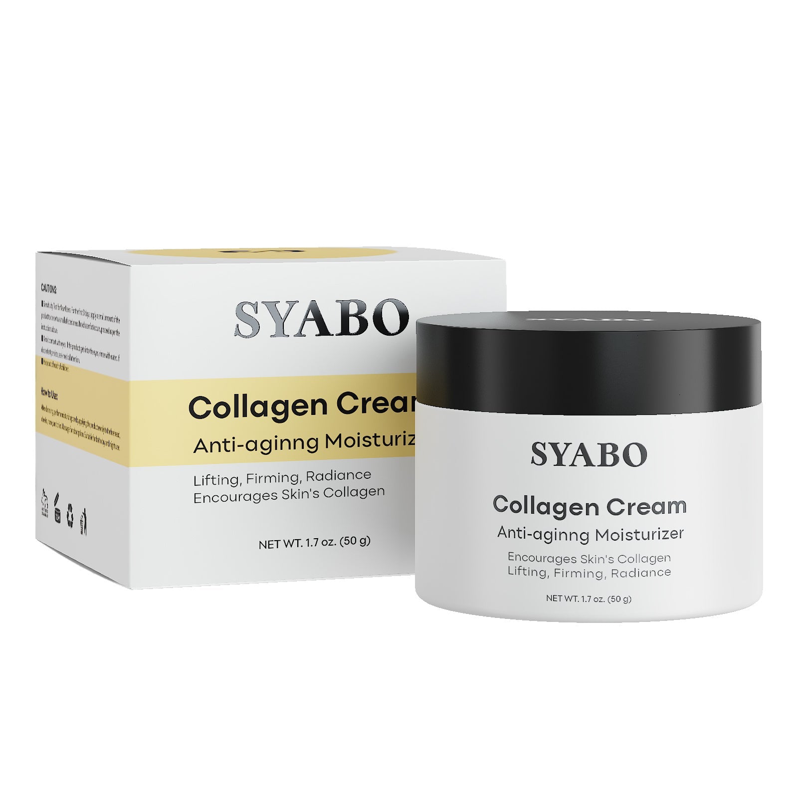 SYABO - Black Gold Collagen Face Cream  anti-aging cream.