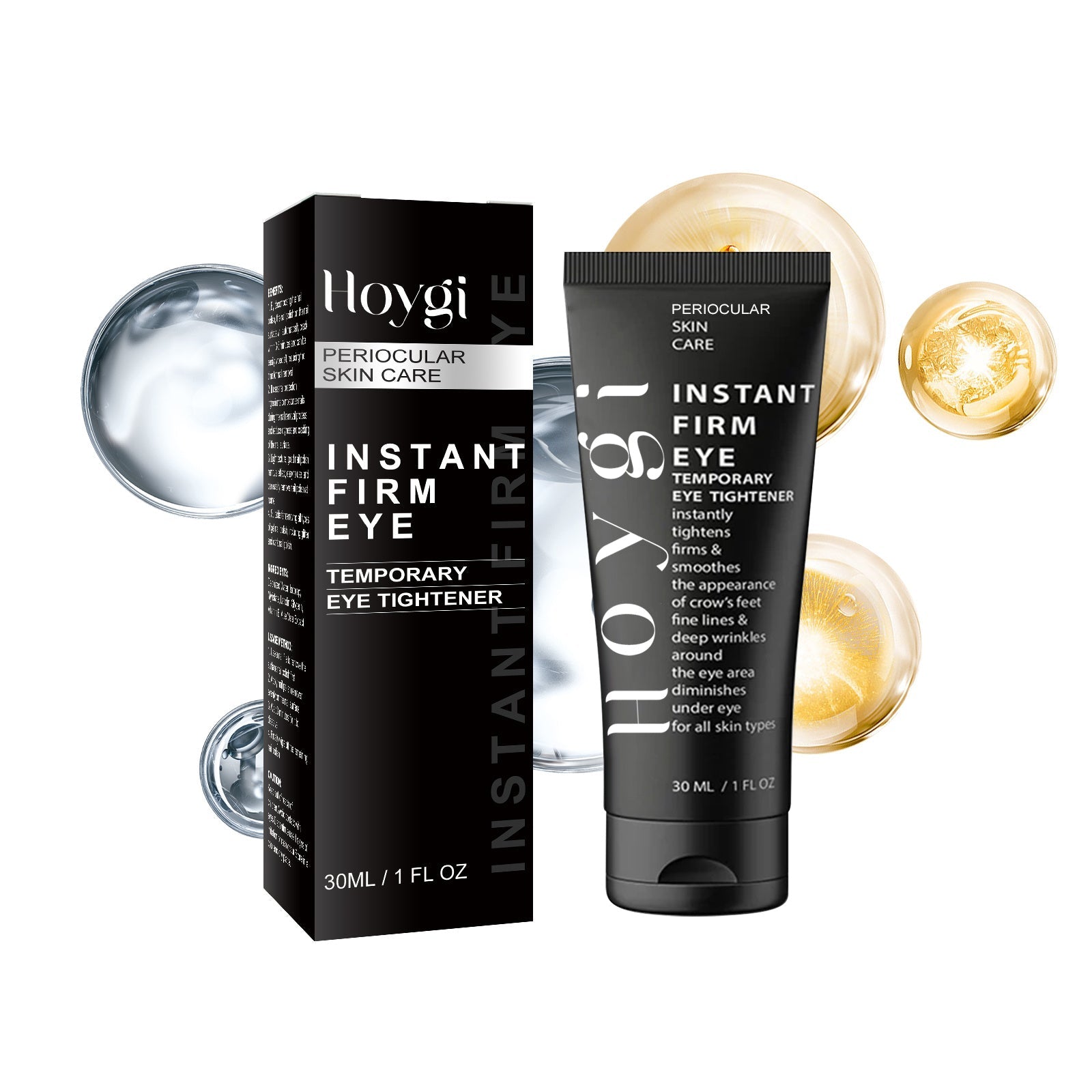 HOYGI - Instant Firm Eye Tightening Cream, Instant Firming Eye Cream With Hyaluronic Acid, Eye Tightener Cream With Collagen Vitamin E
